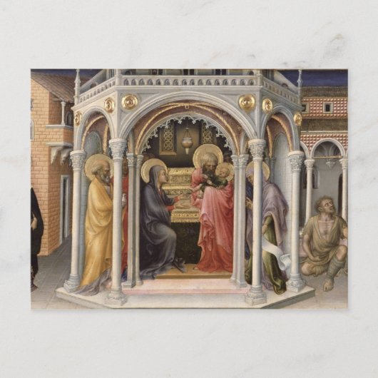 寺でのプレゼンテーション2 ポストカード (正面)