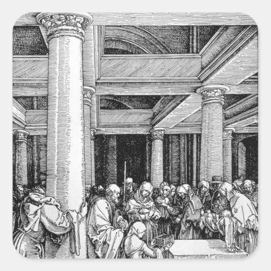 寺でのプレゼンテーション, c.1503/4 スクエアシール (正面)