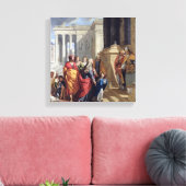 寺でのヴァージンのプレゼンテーション キャンバスプリント (インサイチュ (リビング))