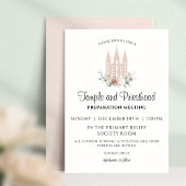 寺と司祭の準備招待状 招待状
