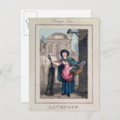 寺のバー、ラベンダー、「Clears of London」より ポストカード (正面/裏面)