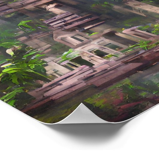 寺のポスター ポスター (角)