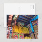 寺の中の太鼓 ポストカード (正面/裏面)