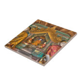 寺の仏たち タイル (側面)