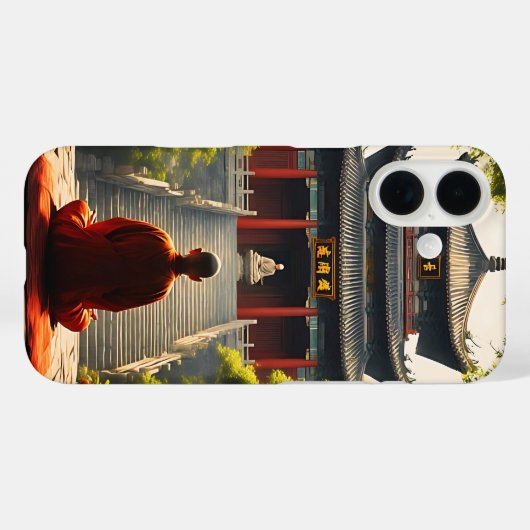 寺の静寂 Case-Mate iPhoneケース (裏面 (横))
