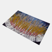 寺の香 – チョンティエン、雲南省、中国 ドアマット (アングル)