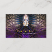 寺フラクタル羽根名刺 名刺 (裏面)