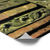 寺像に描かれたマカク ポスター (角)