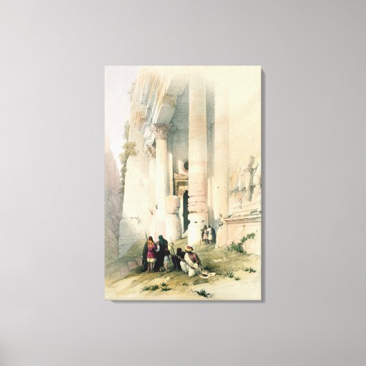 寺名エル・カーソン,ペトラ, 1839年3月7日, pl キャンバスプリント (正面)