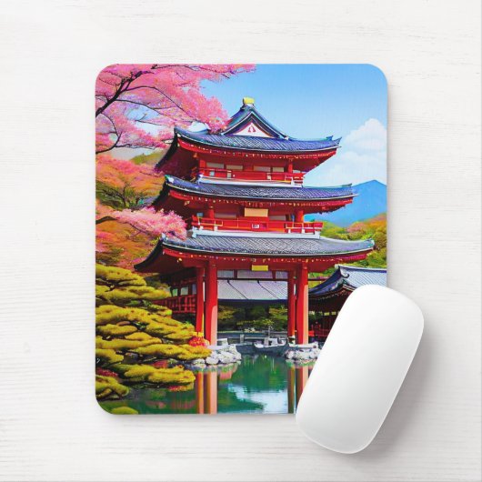 寺日本の マウスパッド (マウス)