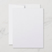 寺結婚式招待状ファンシーハート招待状 招待状 (裏面)