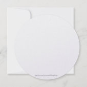 寺結婚式招待状 – 永遠の円 招待状 (裏面)