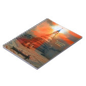 寺院および水のノート ノートブック (左側)