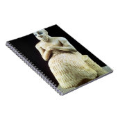 寺院からの役人Ebih Ilの彫像、の ノートブック (右側)