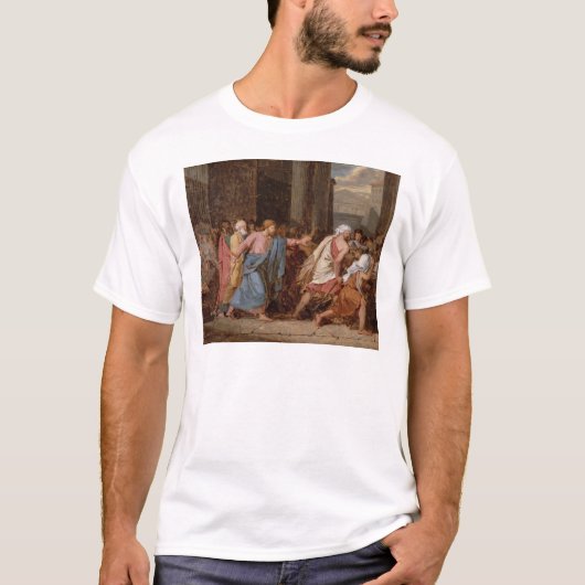 寺院から商人を運転しているイエス・キリスト Tシャツ (正面)