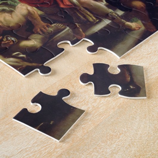 寺院から商人を運転しているキリスト ジグソーパズル (側面)