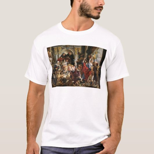 寺院から商人を運転しているキリスト Tシャツ (正面)
