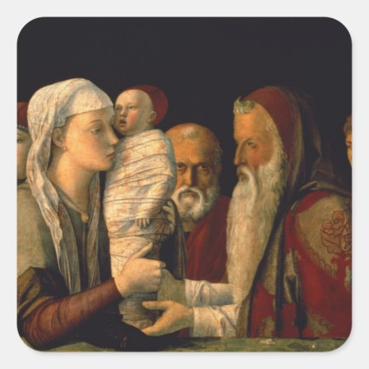 寺院のイエス・キリストの提示 スクエアシール (正面)