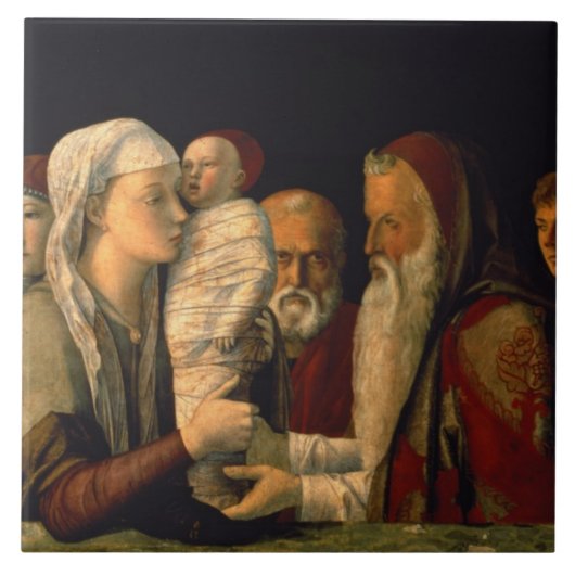 寺院のイエス・キリストの提示 タイル (正面)