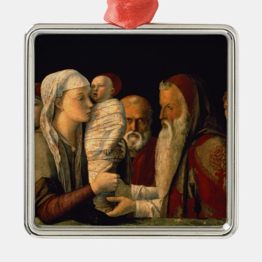 寺院のイエス・キリストの提示 メタルオーナメント (正面)