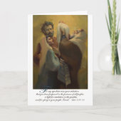 寺院のイエス・キリストを賛美するSimeon シーズンカード (正面)