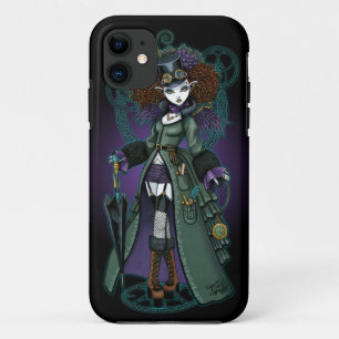 寺院のビクトリアンなSteampunkの吸血鬼IPhone 5やっと iPhone 11 ケース