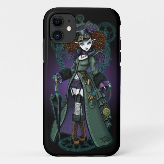 寺院のビクトリアンなSteampunkの吸血鬼IPhone 5やっと Case-Mate iPhoneケース (裏面)