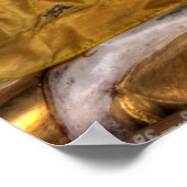 寺院の仏像 ポスター (角)