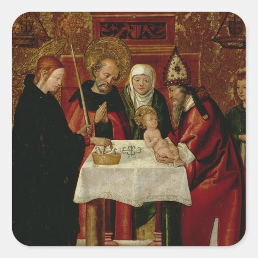 寺院の割礼の提示 スクエアシール (正面)