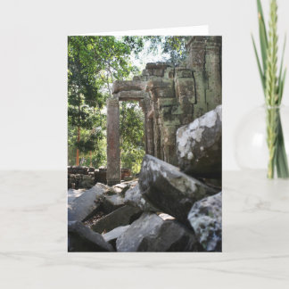 寺院の台なし カード