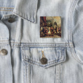 寺院の宝庫のSolomon、1633年 缶バッジ (インサイチュ)