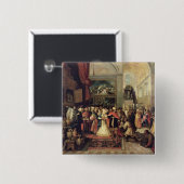 寺院の宝庫のSolomon、1633年 缶バッジ (正面&裏面)