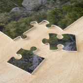 寺院の岩山および第2湖 ジグソーパズル (側面)