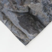 寺院の岩山および第2湖 フリースブランケット (角)