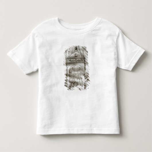 寺院の提示 トドラーTシャツ (正面)