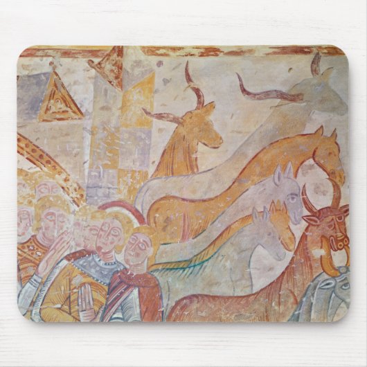 寺院の清潔になること マウスパッド (正面)