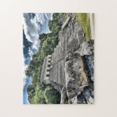 寺院の碑文，パレンケ，メキシコ ジグソーパズル (縦)