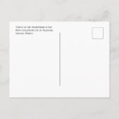 寺院の碑文，パレンケ，メキシコ ポストカード (裏面)