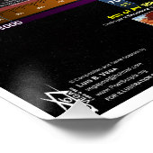 寺院の荒廃パターンの嫌悪 ポスター (コーナー)