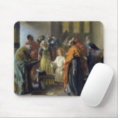 寺院の12歳のイエス・キリスト、1851年 マウスパッド (マウス)