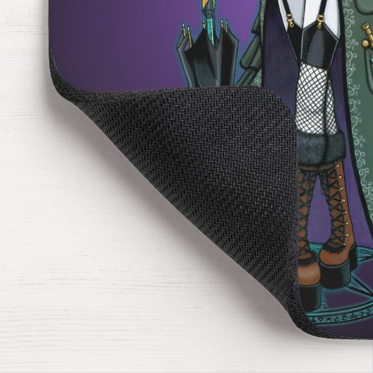 寺院のSteampunkの時間旅行者の吸血鬼のマウスパッド マウスパッド (コーナー)