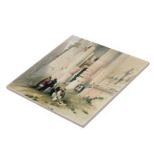 寺院はEl Khasne、Petra、1839年3月7日、plを呼びました タイル (側面)