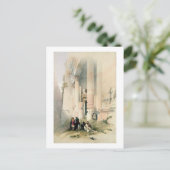 寺院はEl Khasne、Petra、1839年3月7日、plを呼びました ポストカード (スタンド正面)