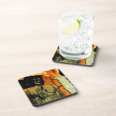 寺院仏像印象抽象芸術 コースター (右側)