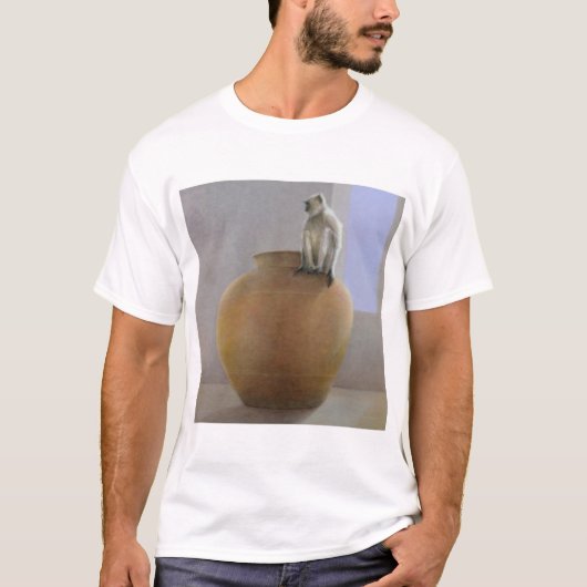 寺院猿 Tシャツ (正面)
