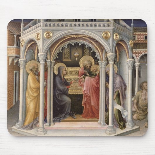 寺院2の提示 マウスパッド (正面)