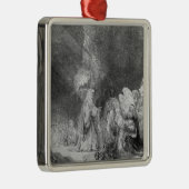 寺院2の提示 メタルオーナメント (右)