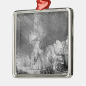 寺院2の提示 メタルオーナメント (左)