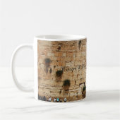 寺院、エルサレム、イスラエル共和国のマグの西部の壁 コーヒーマグカップ (左)