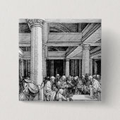 寺院、c.1503/4の提示 缶バッジ (正面)